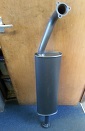 Rear Silencer 1950-53 Oval Type