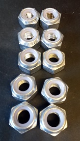 Pack Of 10 7/16 BSF Nyloc Nut