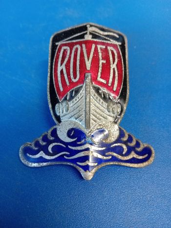 P4 Rover Parts: Front Grill/Bonnet Badge Cyclops 1950/51 75 Good 