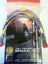 Stainless Steel Goodridge Flexible Brake Hose Set of 3 Cars with Disc Brakes